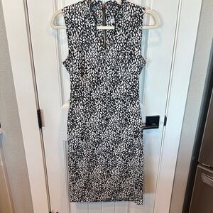 Calvin Klein Collection Monochrome Midi Dress